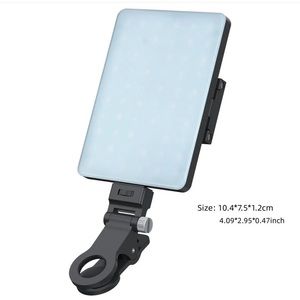 NWT Portable LED Selfie Light with Front & Back Phone Clip